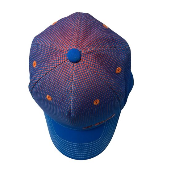 CCM Halftone Structured Flex Fitted Hat Cap S/M Hockey Equipment Blue Orange Dad - Picture 6 of 11